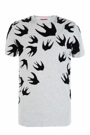 T-shirt with swallows, zdjęcie 1 T-shirt with swallows od McQ Alexander McQueen